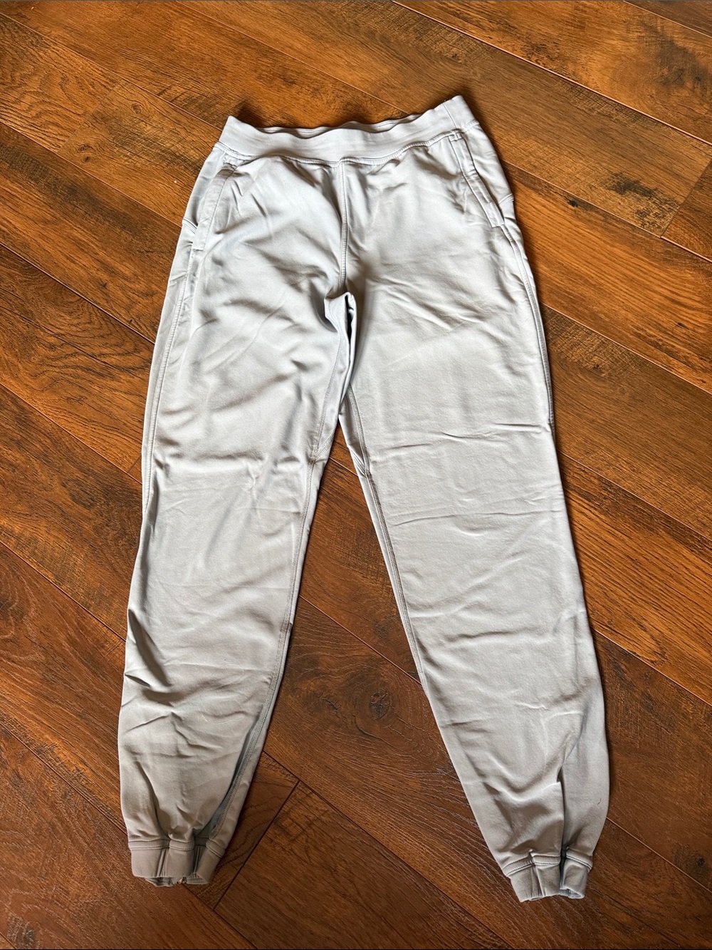 lululemon athletica light gray jogger pants